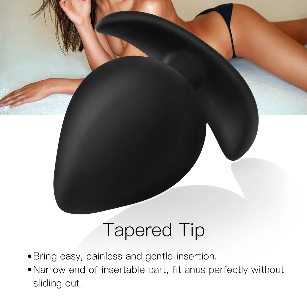 Utimi Anal Sex Toys Plug Medical Grade Butt for Relaxation Steel Ball Included |
