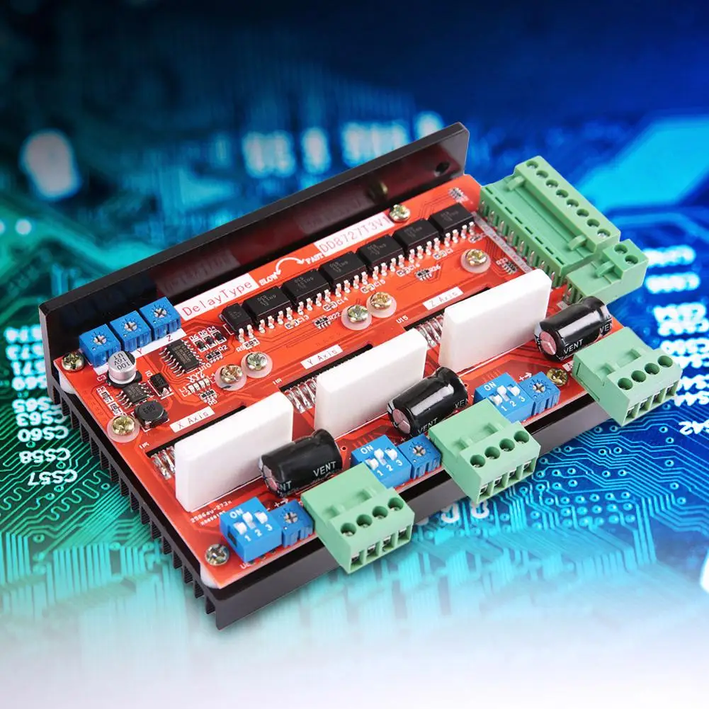 3 осевой 2 фазный контроллер шагового двигателя 4A 128 Microstep LV8727 DD8727T3V1 0 5 4A|Шаговый