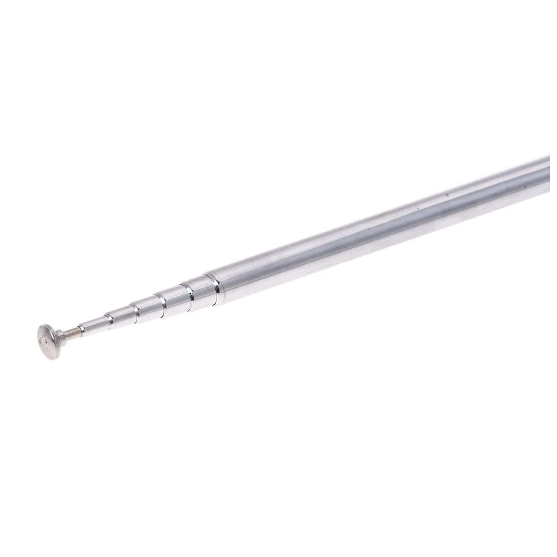 

96cm Length 7 Section Telescoping Stainless Steel AM FM Radio TV Antenna