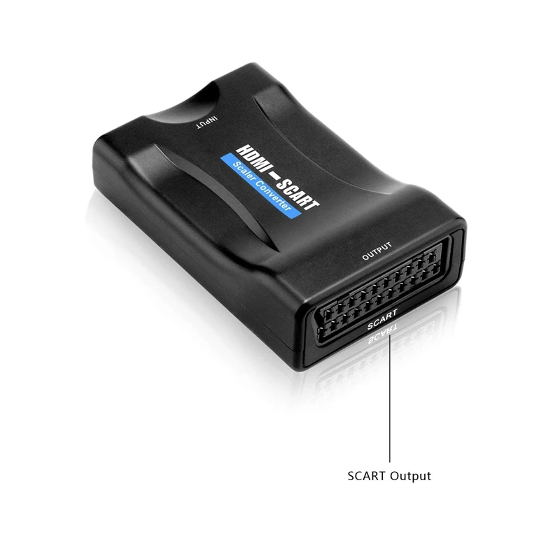 HDMI в SCART конвертер вход выход Композитный видео HD стерео аудио адаптер 720 p/1080 p для