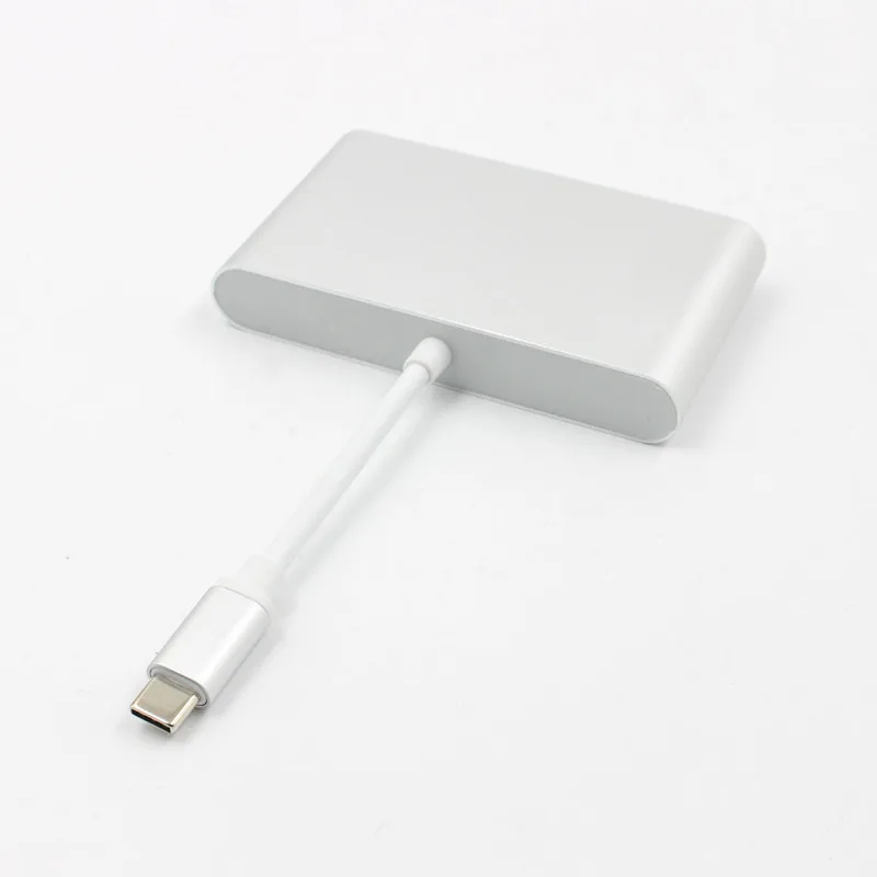 Адаптер 4 в 1 с USB 3 на HDMI 4K RJ45 Ethernet и USB3.0|Компьютерные кабели разъемы| |
