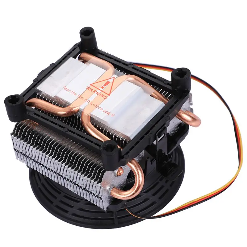 PCCOOLER Seven spot Божья коровка V4 cpu Радиатор полная медь 2 тепловая труба для AMD/intel