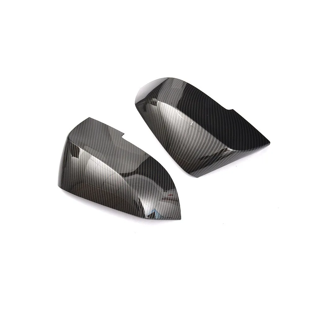 Боковое зеркальное покрытие для BMW 1 2 3 4 X GT Series F20 F30 220i 228i 320i 328i F36 E84 X1 Carbon Look & Black Mirror