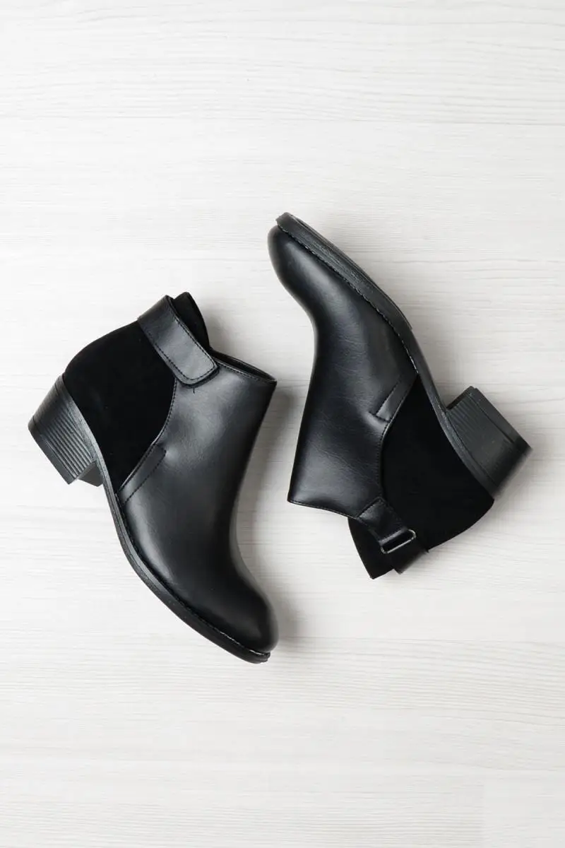 Bambi Black Suede Women Boots E0231170009 |