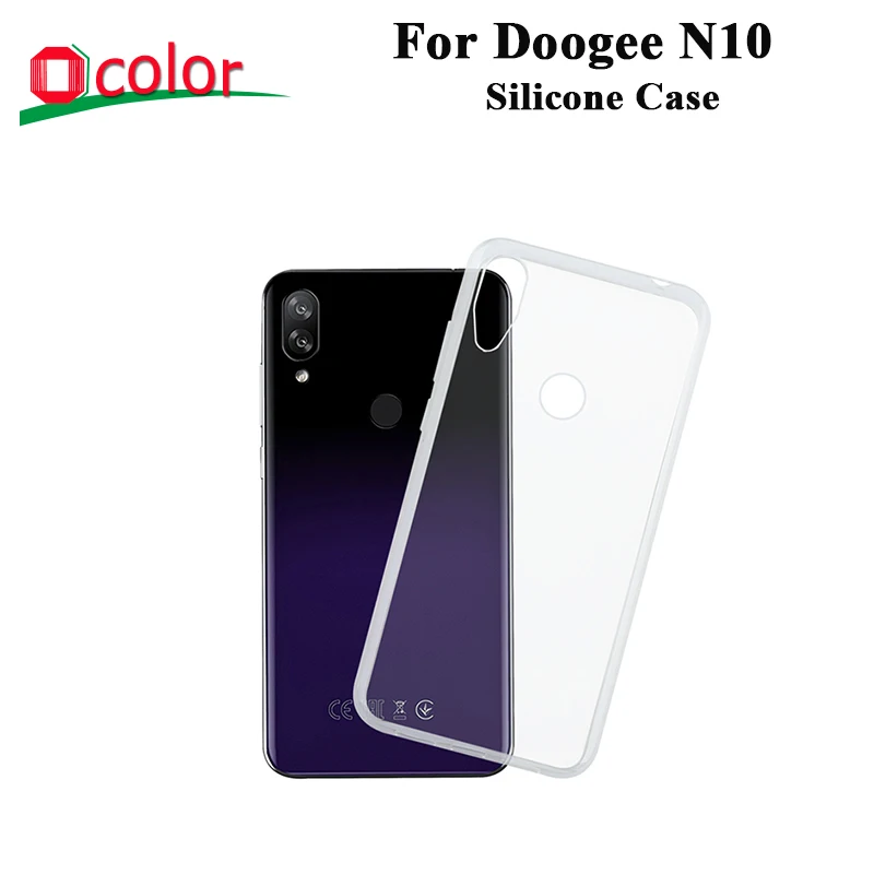 Силиконовый чехол ocolor Для Doogee N10 защитный мягкий накладка Чехол мобильный