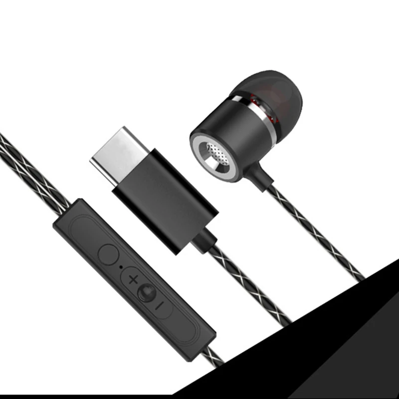 Провод управления для наушников Type C наушники вкладыши типа c стерео HiFi USB Letv 2 pro