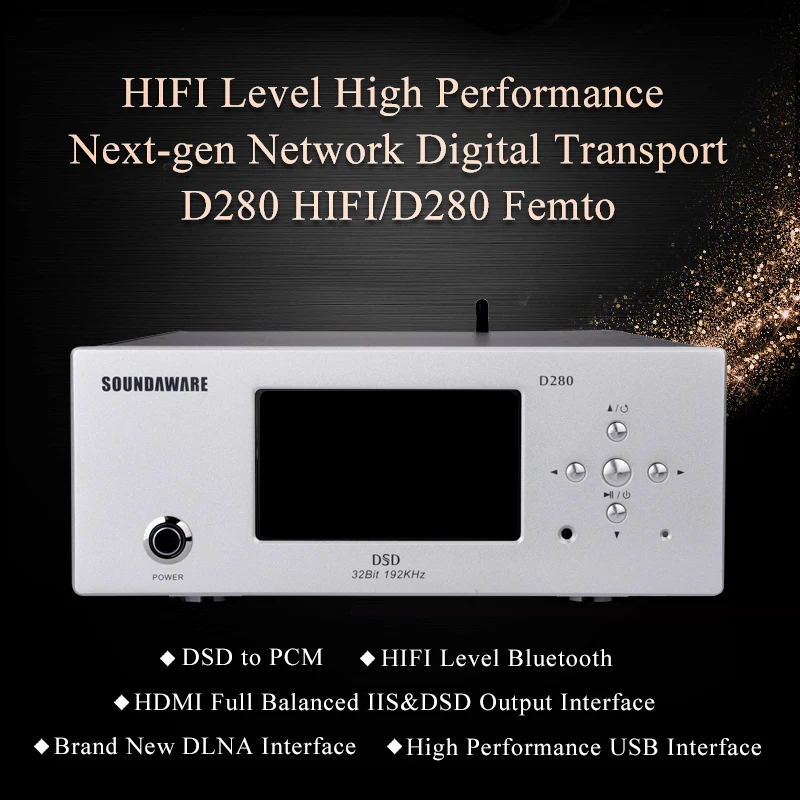 Soundaware D280 Hifi доступный сетевой цифровой транспорт женские часы
