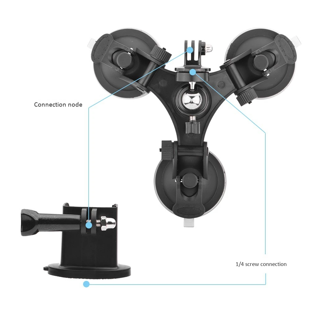 Базовый адаптер на присоске Автомобильный держатель крепление для Dji Osmo