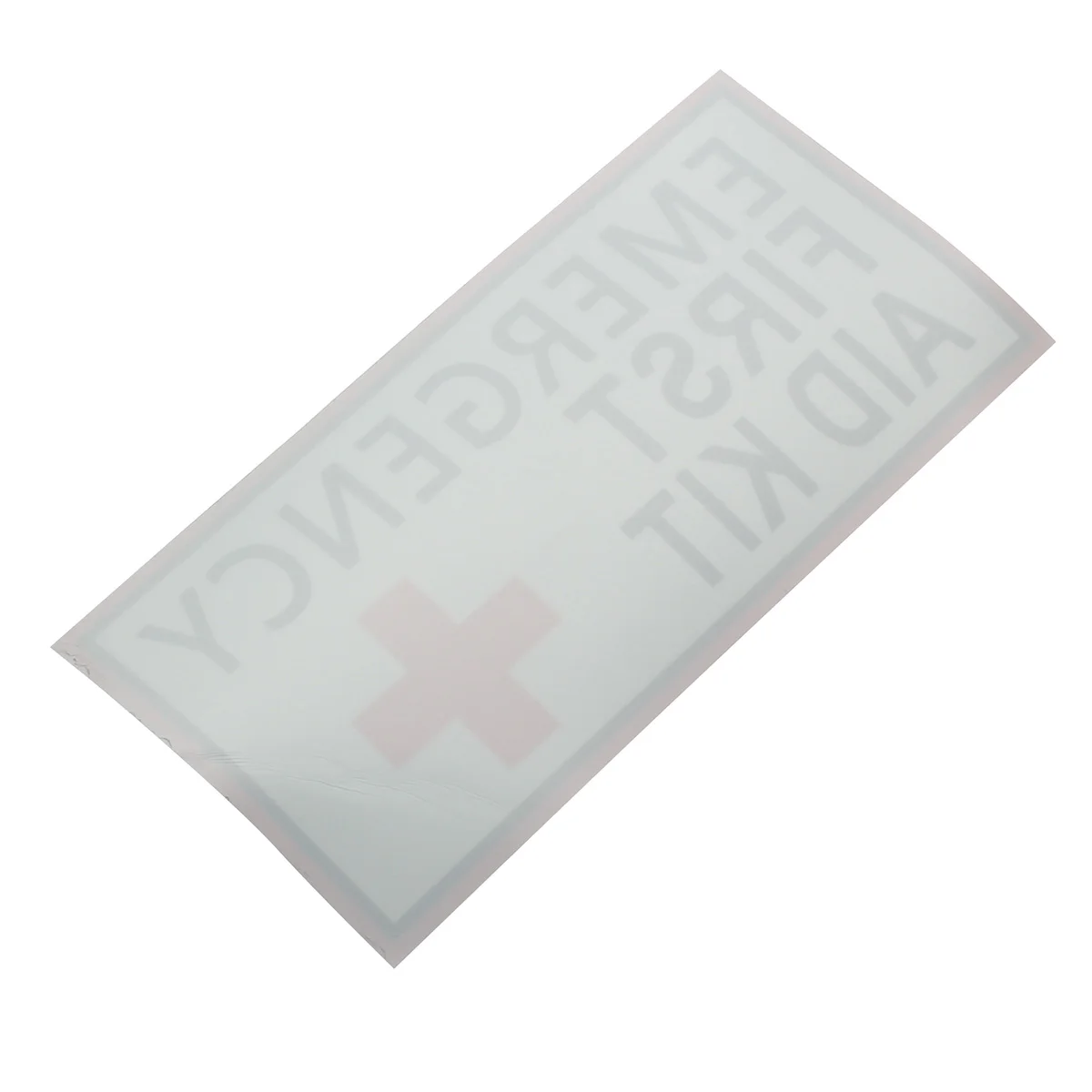 4 Size EMERGENCY FIRST AID Vinyl Sticker Label Signs Red Cross Health Safety 163x313mm 115x225mm 75x150mm 50x100mm|Наклейки на