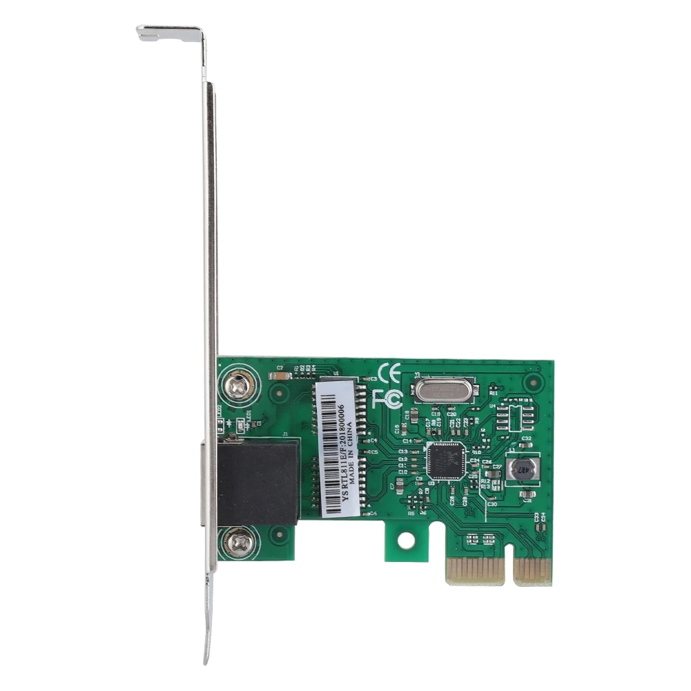 Realtek 8111E PCI-E 10/100/1000 Мбит/с Настольный NIC Gigabit Ethernet LAN сетевая карта Лидер продаж |