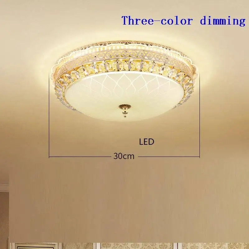 Промышленный Декор Светильник Блеск лампа с плафоном Lampara Techo Plafondlamp Plafonnier Crystal
