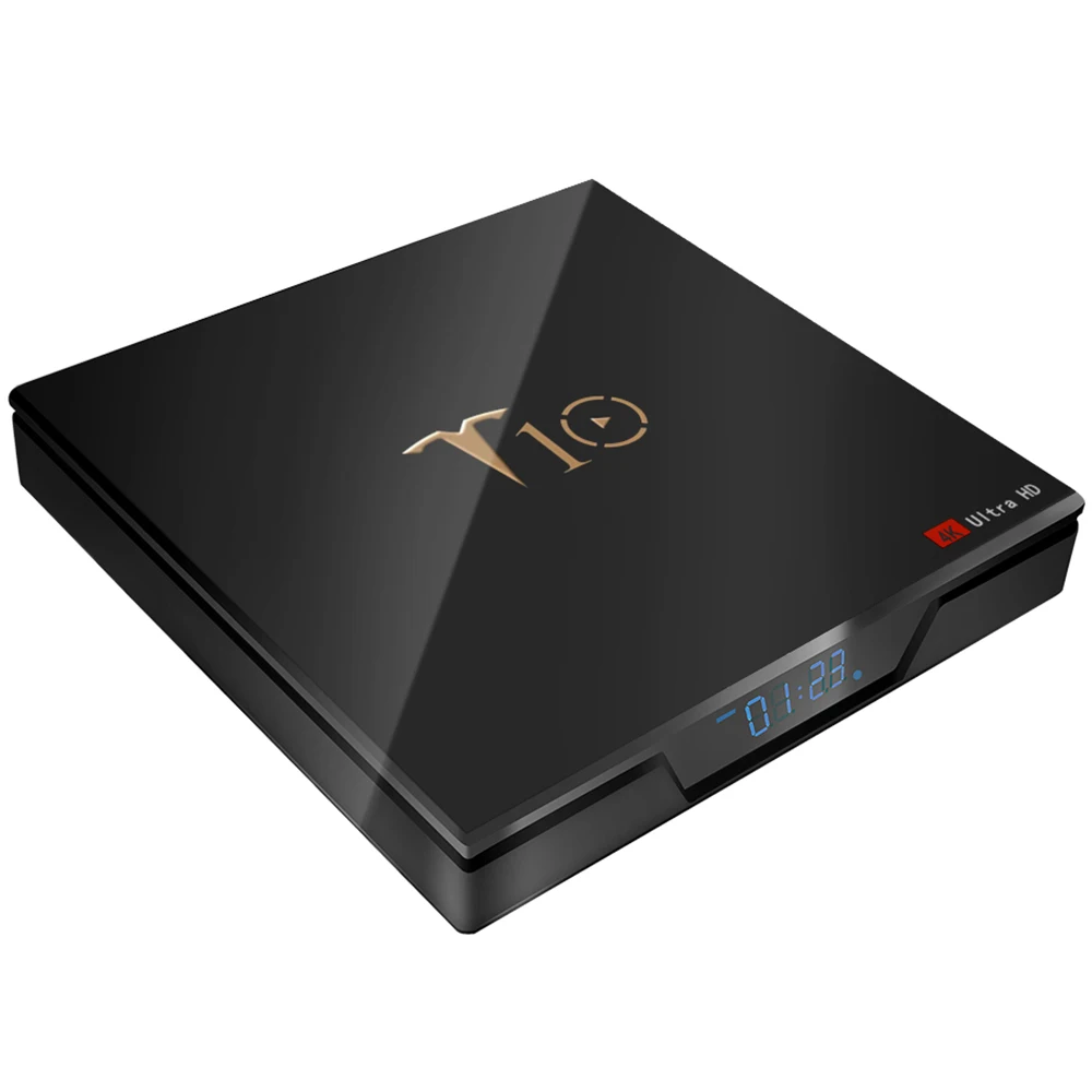 T10 Pro Smart ТВ Box Amlogic S905X2 2 4G 5G Wi Fi BT4.1 Android 8 1 4 Гб оперативной памяти 32 встроенной 64 ГБ