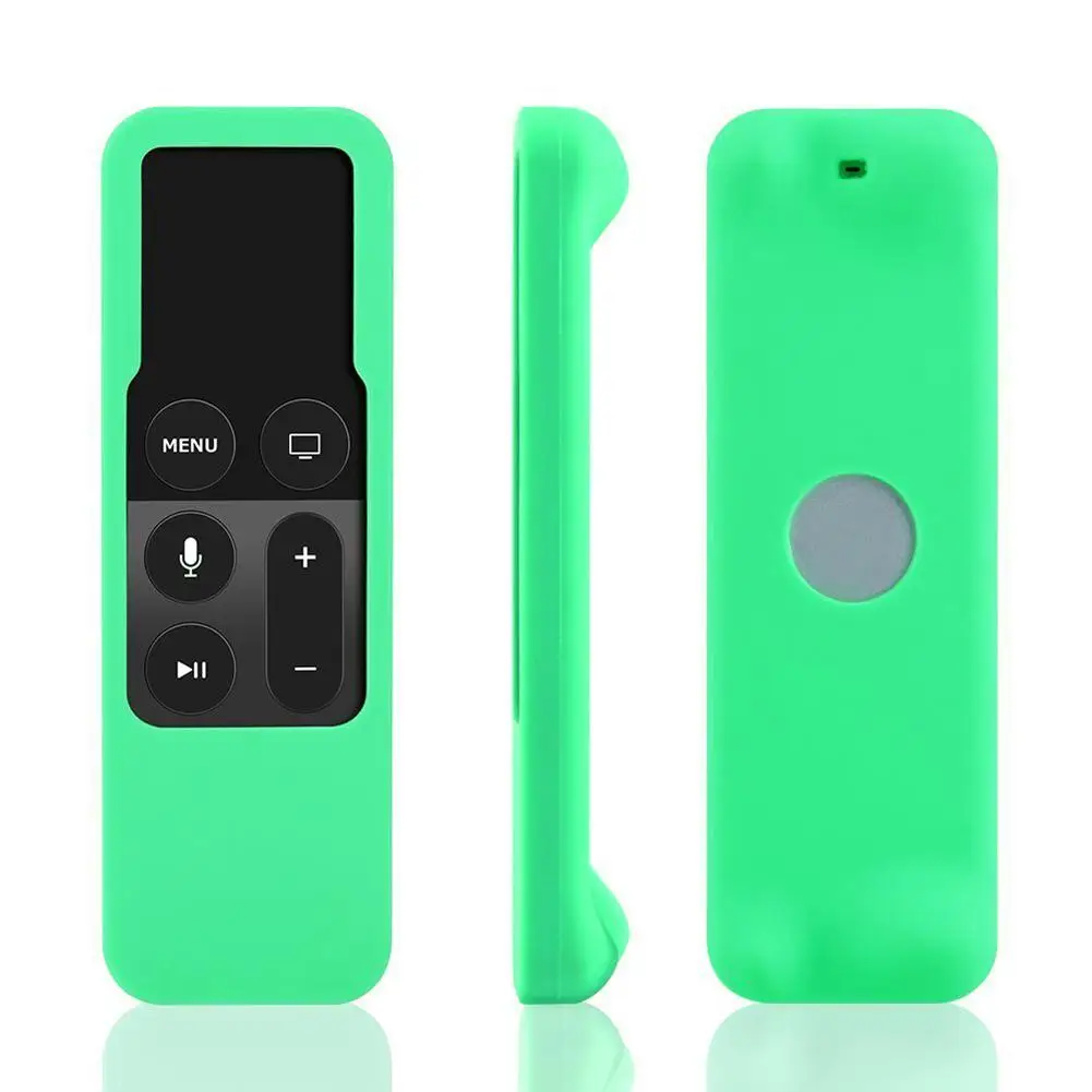 Защитный чехол для Apple TV 4K 4th Gen Siri силиконовый с дистанционным управлением и