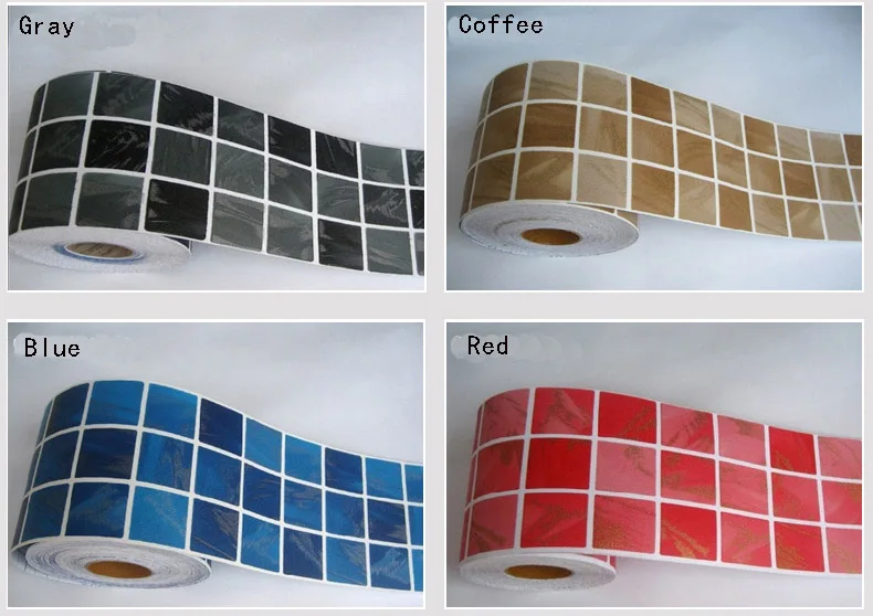 Самоклеящаяся мозаика DIY 5 м * 10 см кухонные виниловые наклейки на границы для