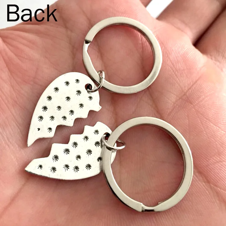 2 шт./компл. я люблю вас больше/большинство пазлов в форме сердца парные брелоки