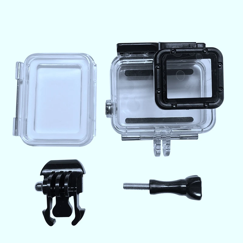 AABB Дайвинг чехол для Gopro Hero 7 белый серебристый водонепроницаемый защитный