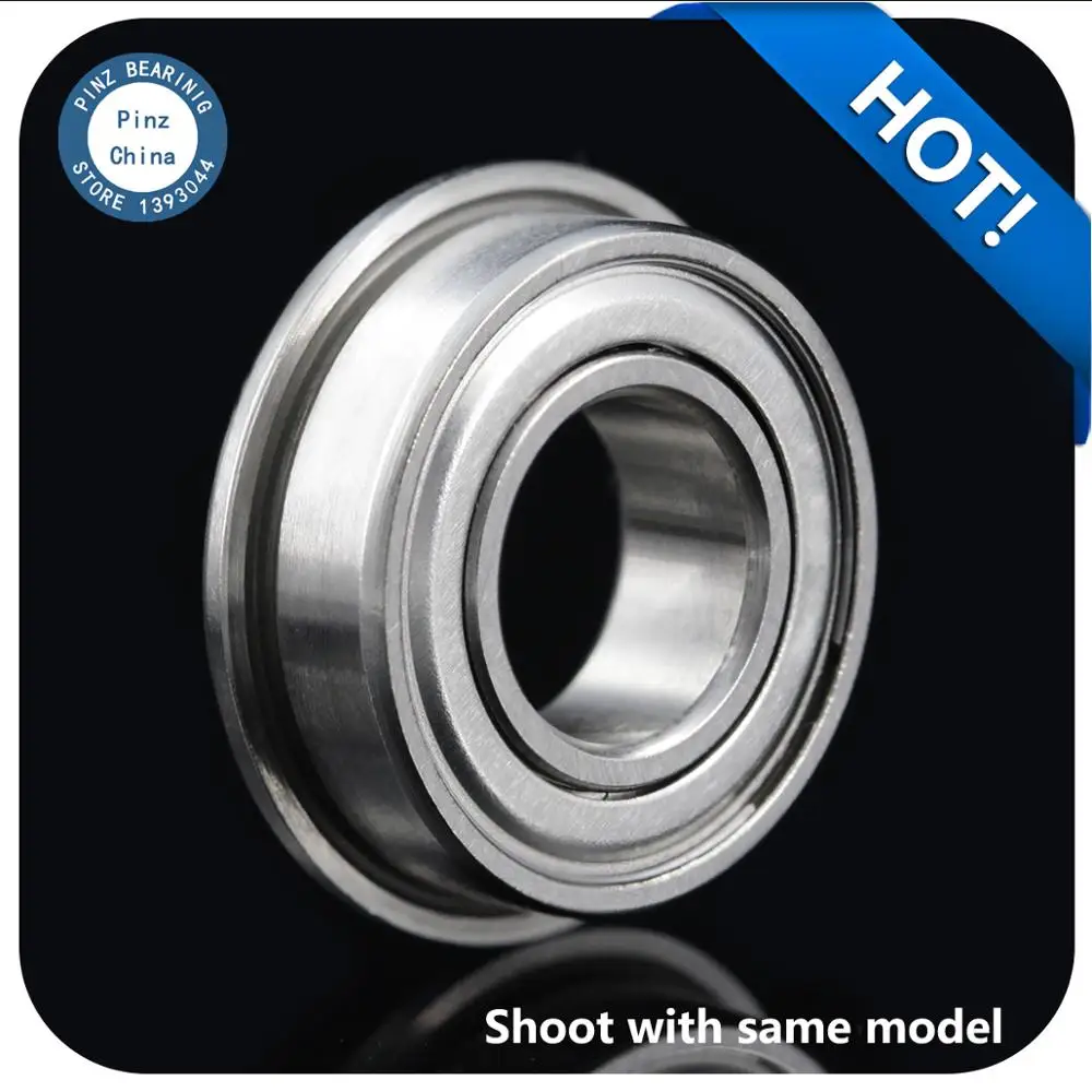 

10PCS F687ZZ LF-1470ZZ 7*14*5 mm flange bearing Miniature flangebearing Flange Deep Groove Ball Bearing