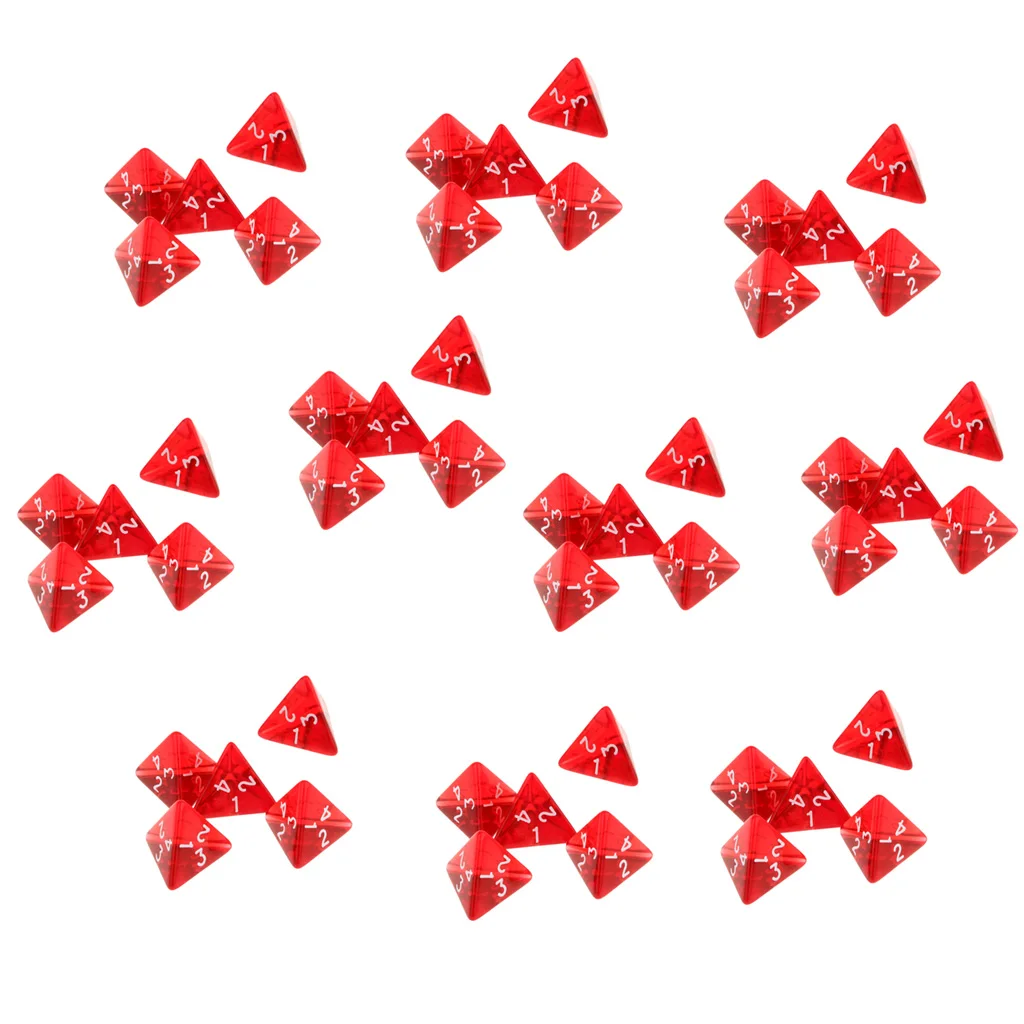 Arylic Упаковка из 50 драгоценных камней многогранные кубики кости набор D4 D &amp TRPG