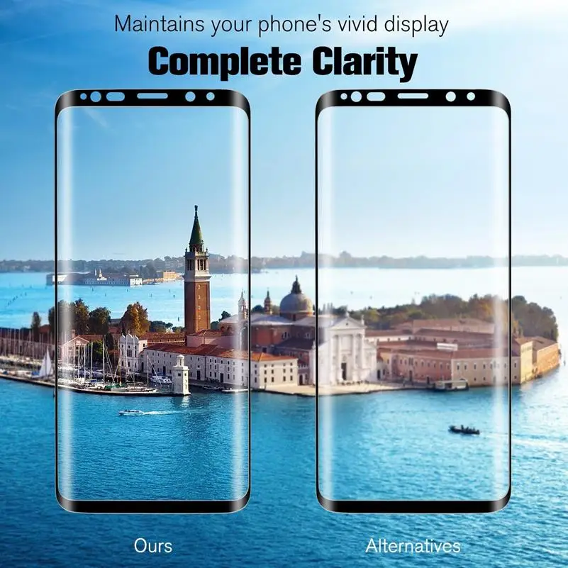 3D обновление для Galaxy S7 Edge защита экрана полное покрытие ультра прозрачное Samsung
