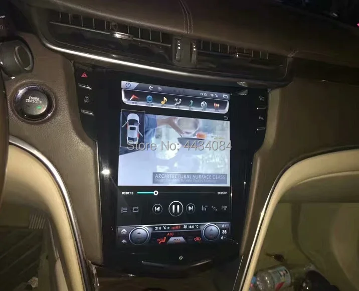 Ouchuangbo 10 4 дюймов Tesla Стиль вертикальный Экран Android 9 0 автомобиля GPS аудио для Cadillac XTS