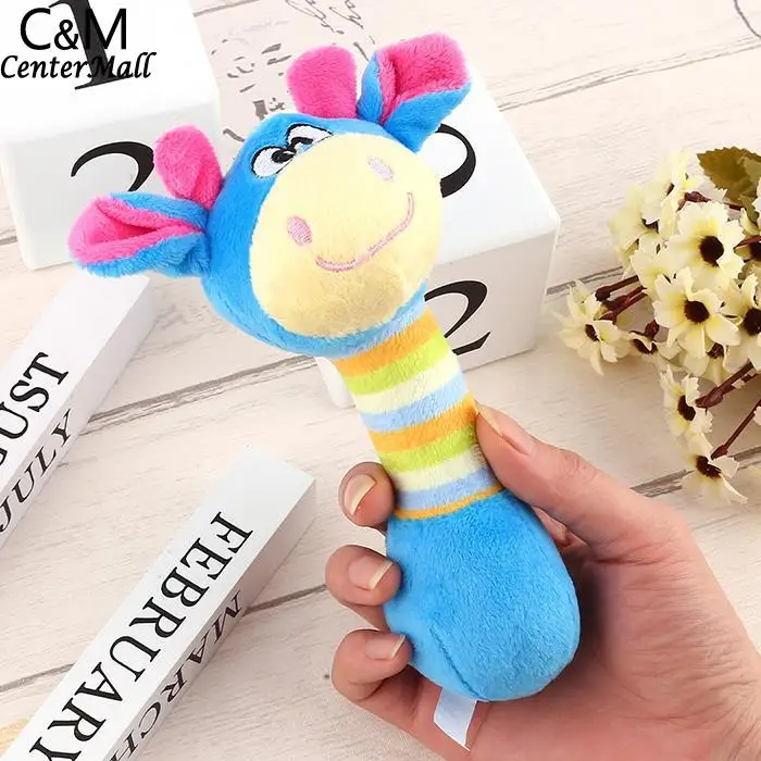 23g Синие игрушки плюшевые милые в форме животных звуковая собака кошка