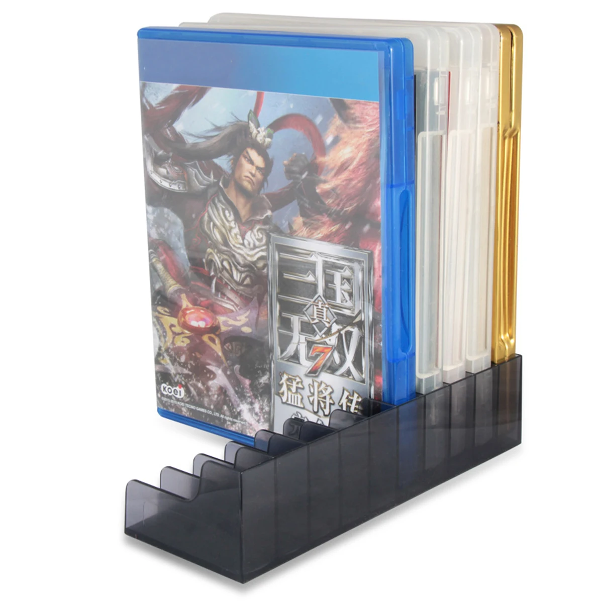 Аксессуары для игр SOONHUA Прозрачная Черная Подставка хранения CD дисков PS4 SLIM PRO