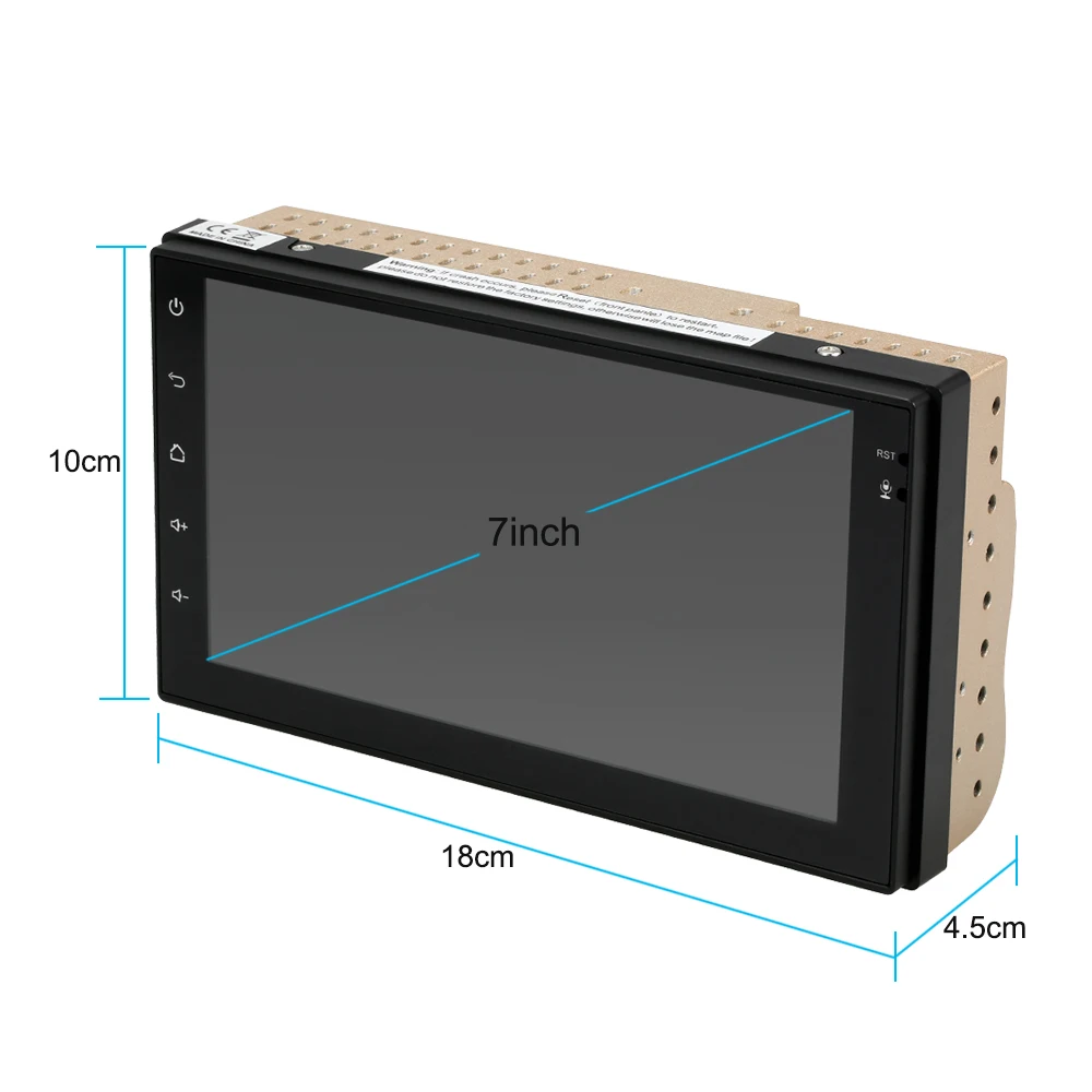Автомагнитола с GPS Навигатором мультимедийный плеер Bluetooth Wi Fi AM/FM 7 &quotSmart 2Din Android 6 0