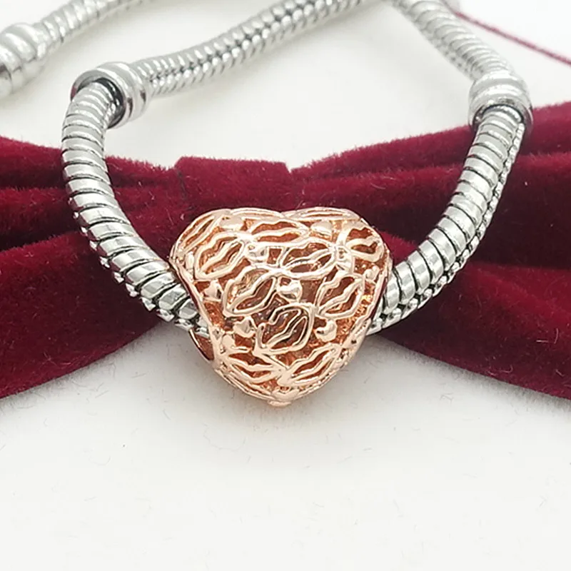 TTBEADS 1 шт губы серебро/золото Европейский Шарм бусы подходит ожерелье браслет