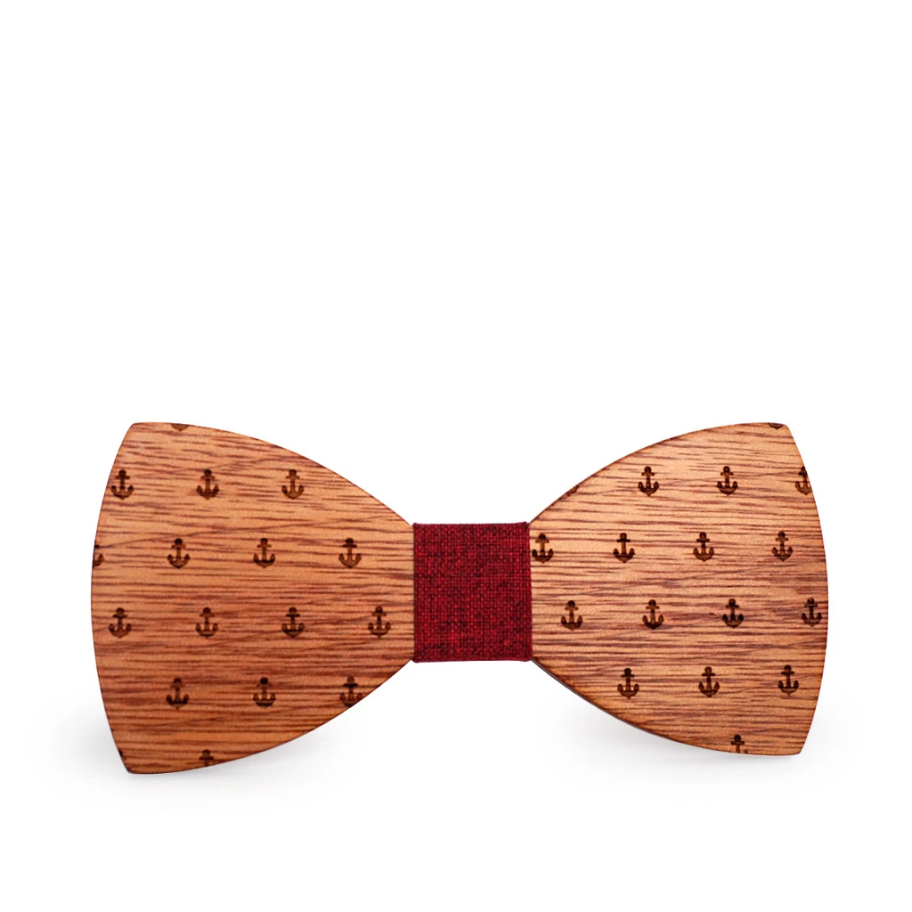 Jellywood solid wood wooden bow tie European and American new handmade men's accessories gift collar flower wedding | Аксессуары для