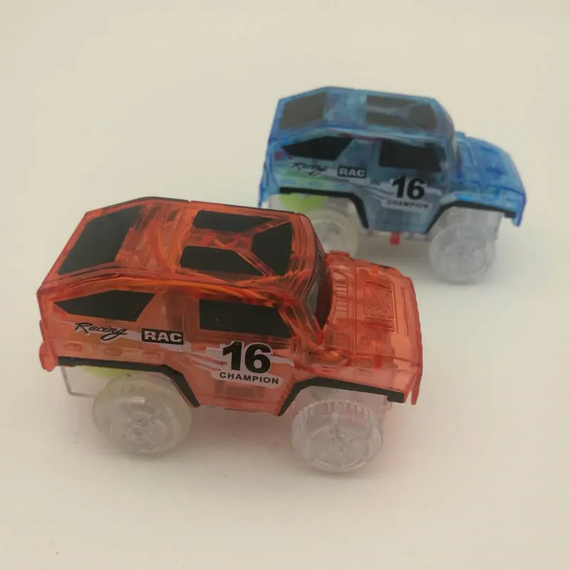 1Pcs Hot Sale Electronics Special Car for Magic Track Toys with Flashing Lights Educational Games Children 2C014 |