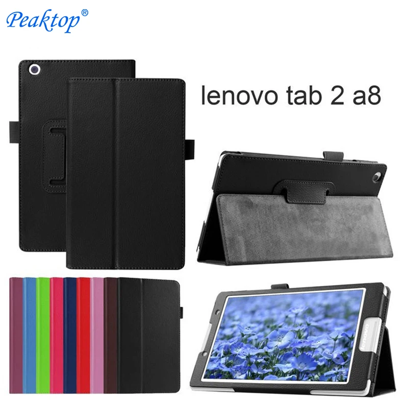 Чехол-подставка из искусственной кожи для lenovo tab3 8 | Компьютеры и офис