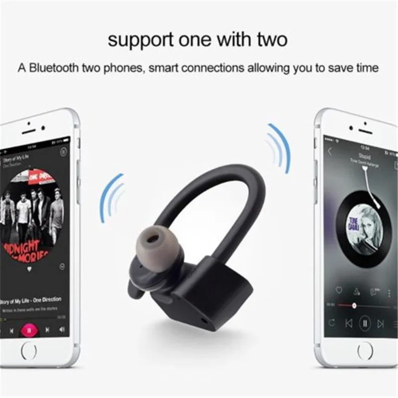 Bluetooth 4 2 наушники вкладыши гарнитура беспроводные для Samsung iPhone X 8 защита от пота и