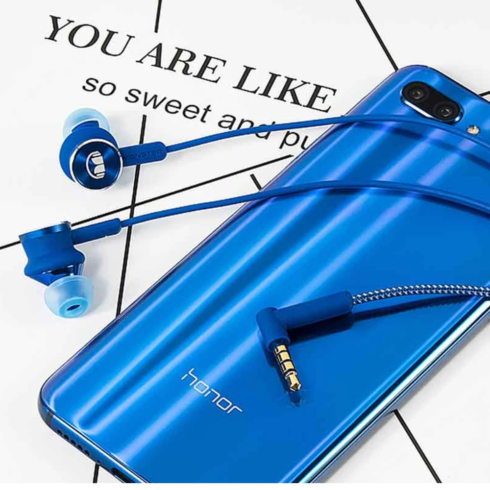 Оригинальные наушники Huawei Honor AM17 Monster2 3 5 мм в ухо микрофон проводное управление 1