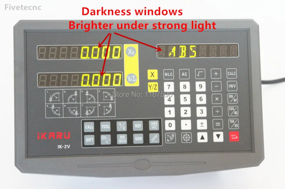 2-осевой токарный станок с цифровым дисплеем мельница dro 0 005 мм линейной шкалой 5 В