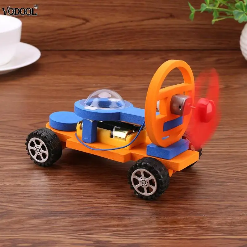 Детский обучающий Набор DIY Science F1 электрическая модель гоночного автомобиля