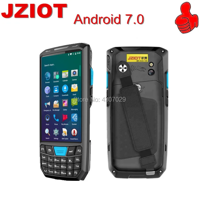 Pda Android сканер штрих-кодов беспроводной ручной 1D лазерный 2D QR-сканер Wi-Fi GPAS |