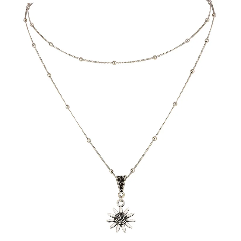 Изысканный 2020 Новое поступление многослойная Женская Сексуальная подсолнуха 1