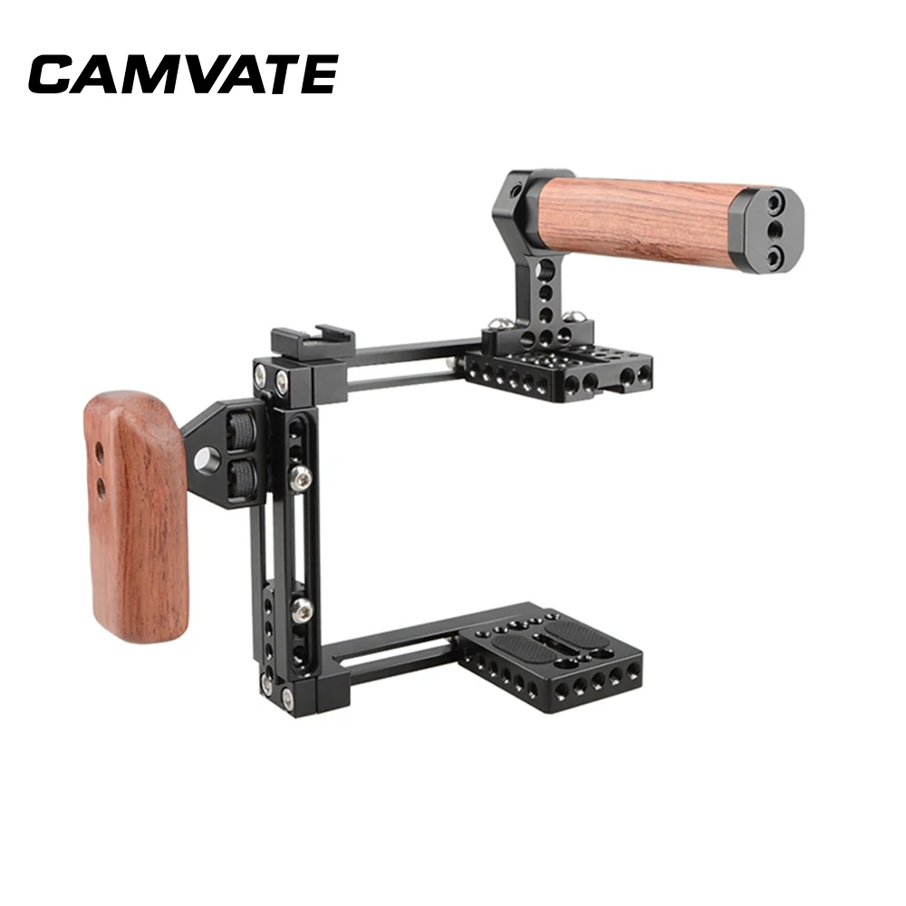 Клетка CAMVATE для камеры Canon 60D 80D 5D MarkIII 7D 5DS 5DSR 50D 40D EOS 30D 6D Nikon D7100 DF D7200 D300S d610