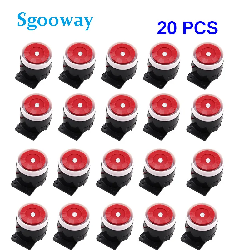 Проводная Мини сирена Sgooway для помещений 5 В 12 беспроводная 120 дБ|siren sound|siren wiredsiren