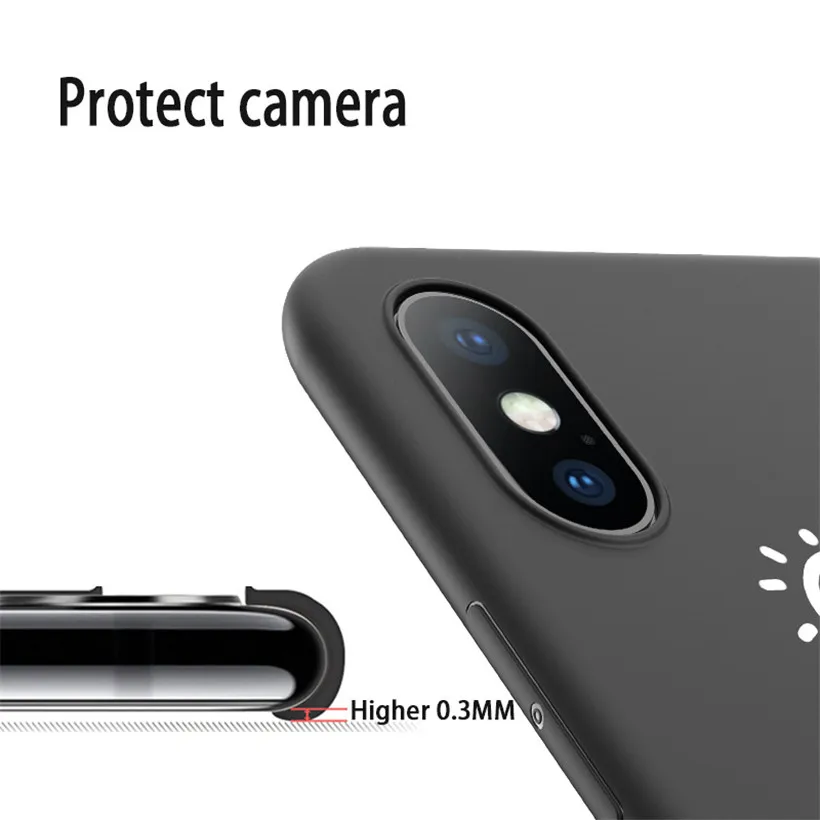 Ультратонкий Мягкий ТПУ чехол USLION для iPhone 7 6 6s 8 Plus 5 5S SE Smile чехлы телефонов с