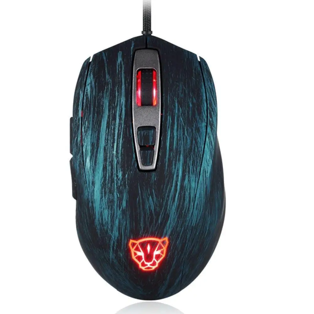 Официальные продажи Motospeed V60 5000 точек/дюйм Проводная игровая Мышь 7 Ключи Рато com FIO