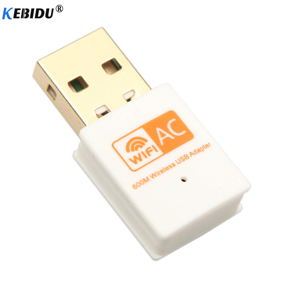 KEBIDU беспроводной USB Wi-Fi адаптер 600 Мбит/с антенна для ПК сетевая карта два