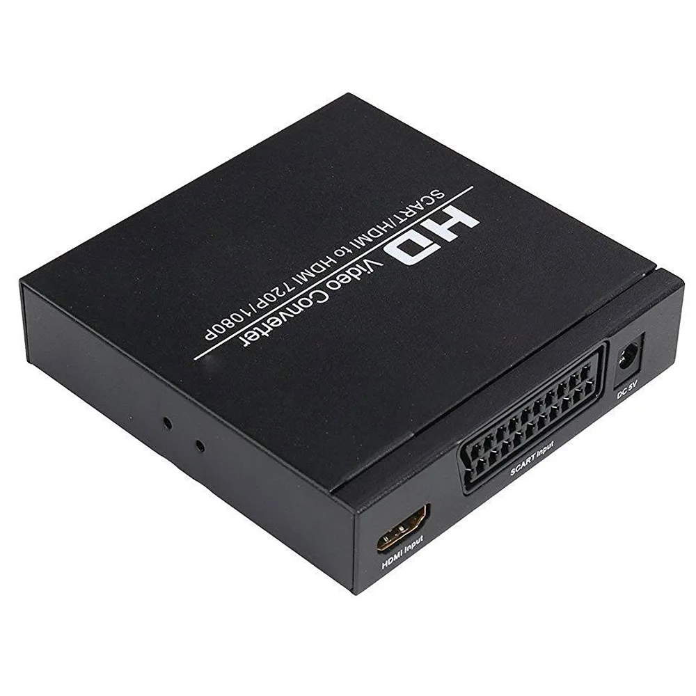 Лучшие предложения PAL / NTSC SCART и HDMI к видео конвертер коробка 1080P повышение с 3 5 мм