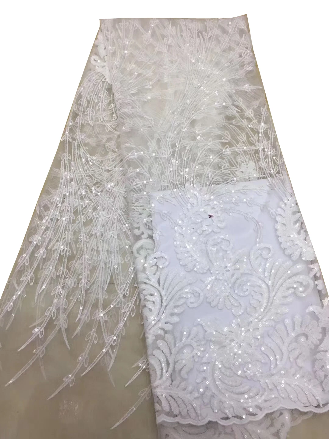 5yards Guangzhou lace textile material fabric 100% polyester french for garment dp | Дом и сад