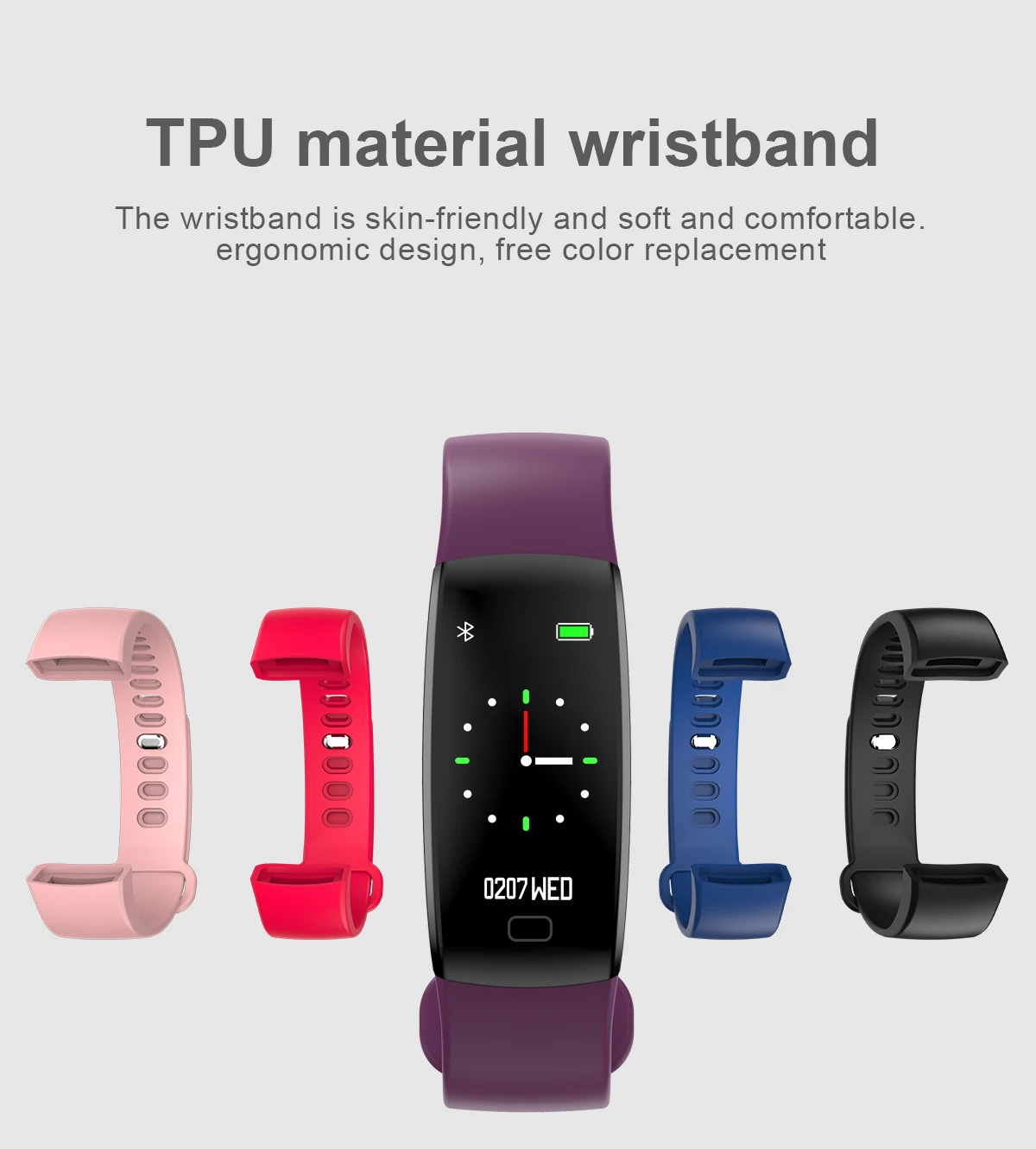 Смарт браслет для мужчин и женщин F64 Smartband Gps водонепроницаемый монитор сна фитнес