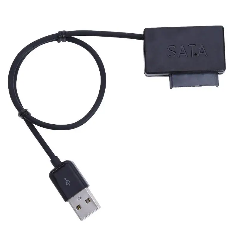 Ноутбук CD-ROM диск SATA к USB кабель 6 P + 7 USB2.0 легкий li |
