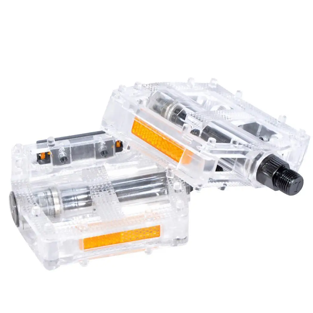 Road Mountain Bike Anti-slip Bicycle Cycling Pedals Rose Red Transparent Blue Green Yellow | Pedal