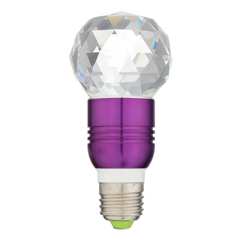 CLAITE E27 3 Вт RGB большой цвет кристалл алмаза светодиодный светильник с пультом