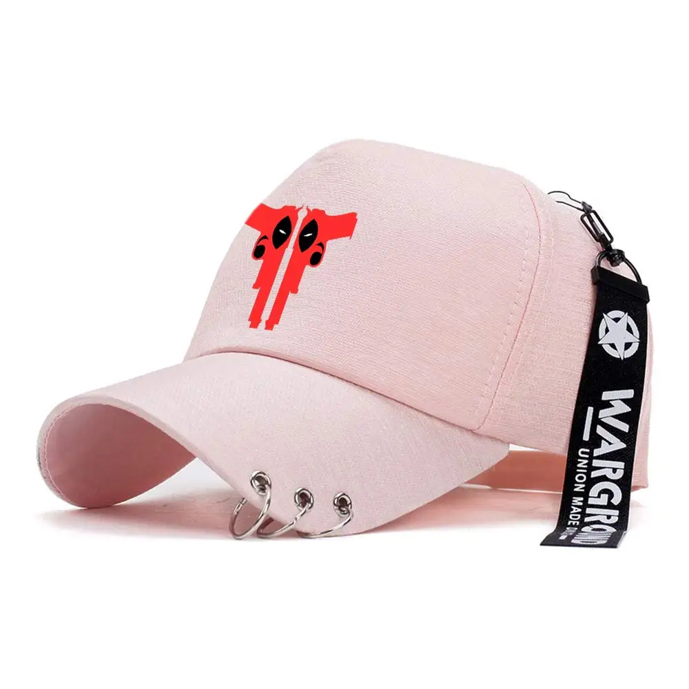 Suncomics Marvel Дэдпул бейсболка с железными кольцами регулируемые Snapback спортивные