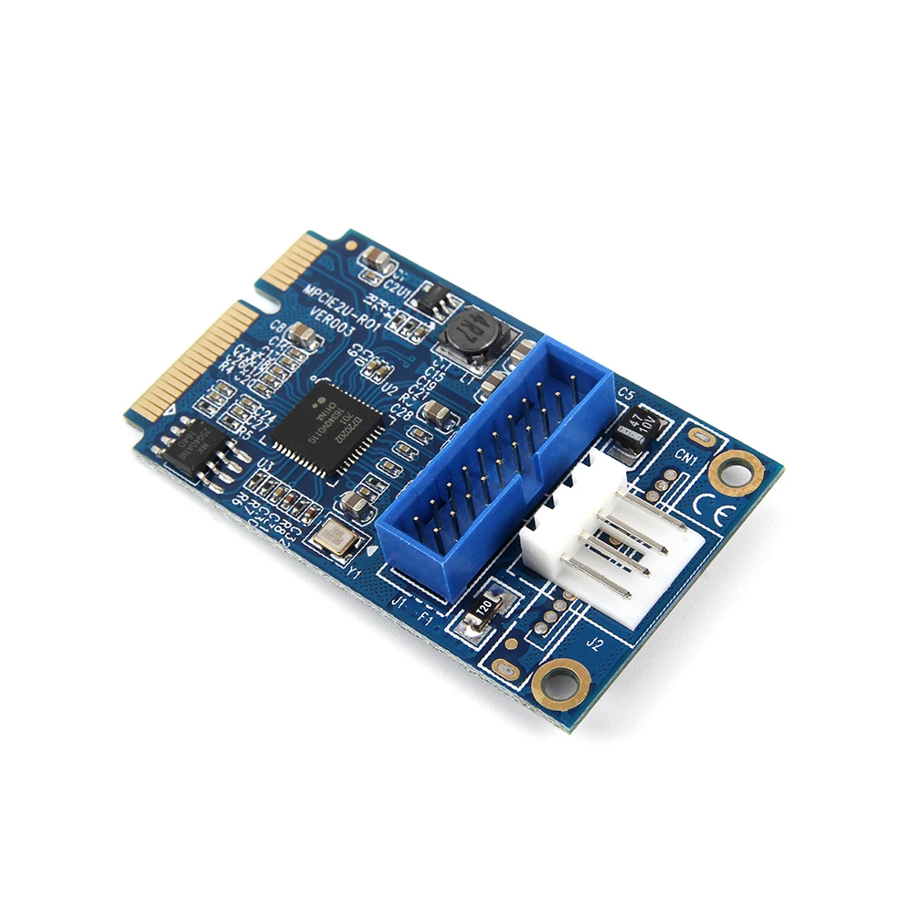 Мини адаптер PCI E к USB 3 0 мини Плата расширения PCIE 20Pin/19Pin Pci e 0|Компьютерные кабели и